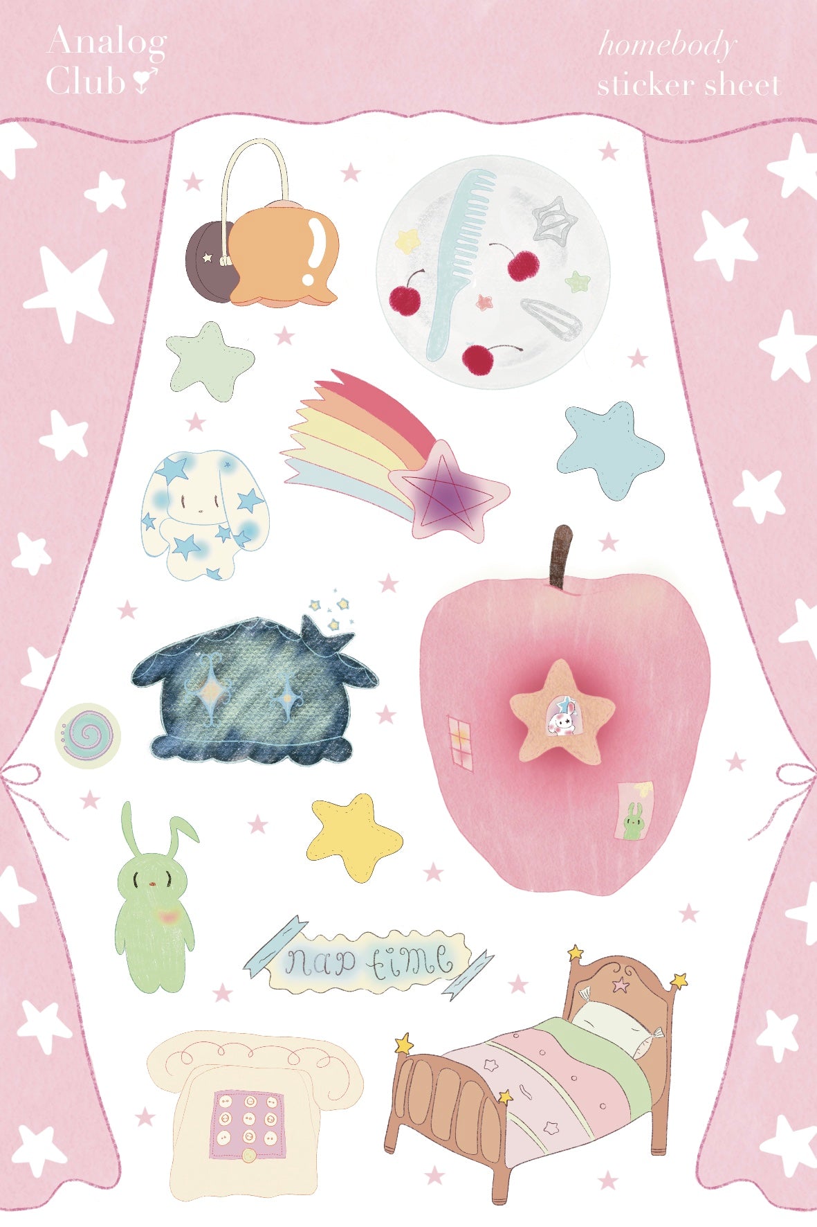 Homebody Sticker Sheet