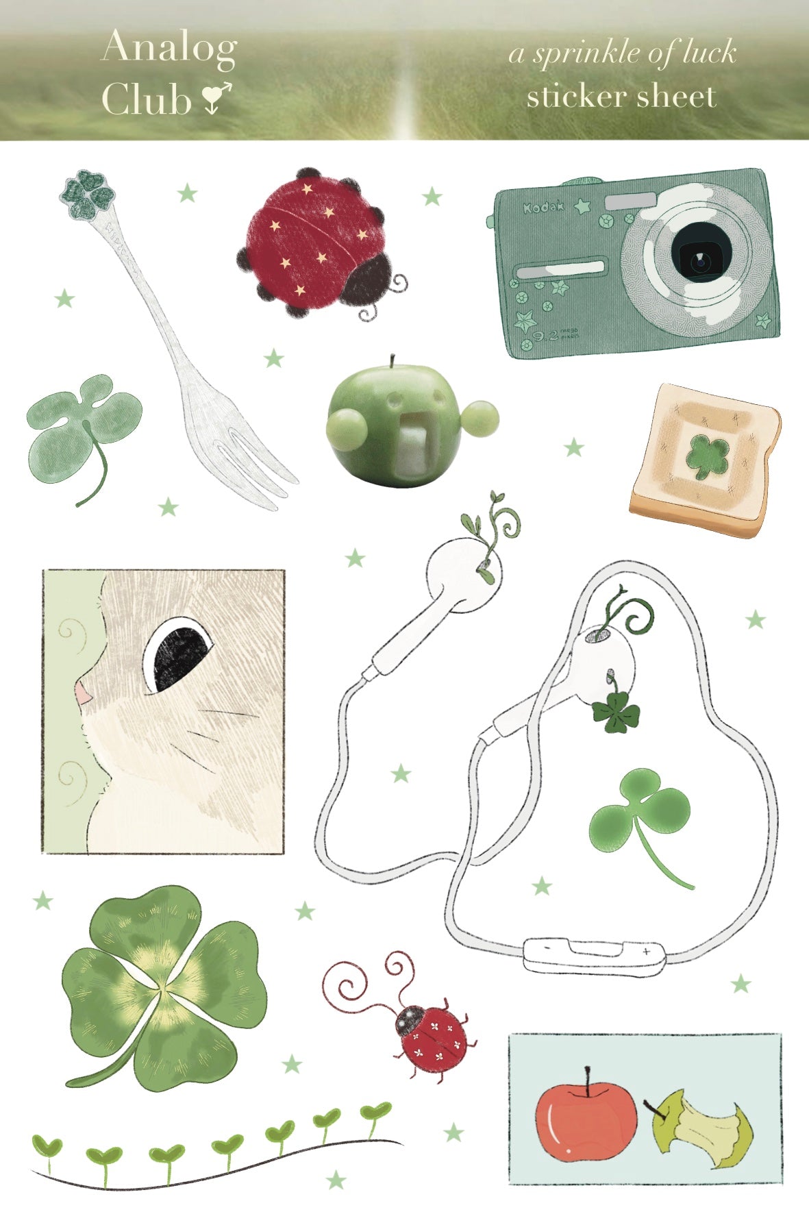 A Sprinkle of Luck Sticker Sheet