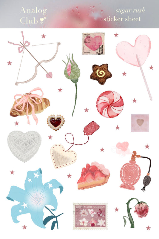 Sugar Rush Sticker Sheet