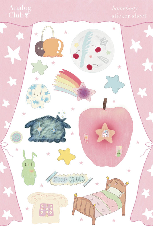 Homebody Sticker Sheet